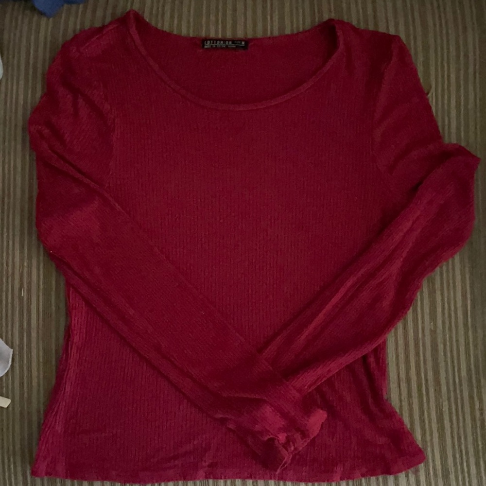 soft knit long sleeve
